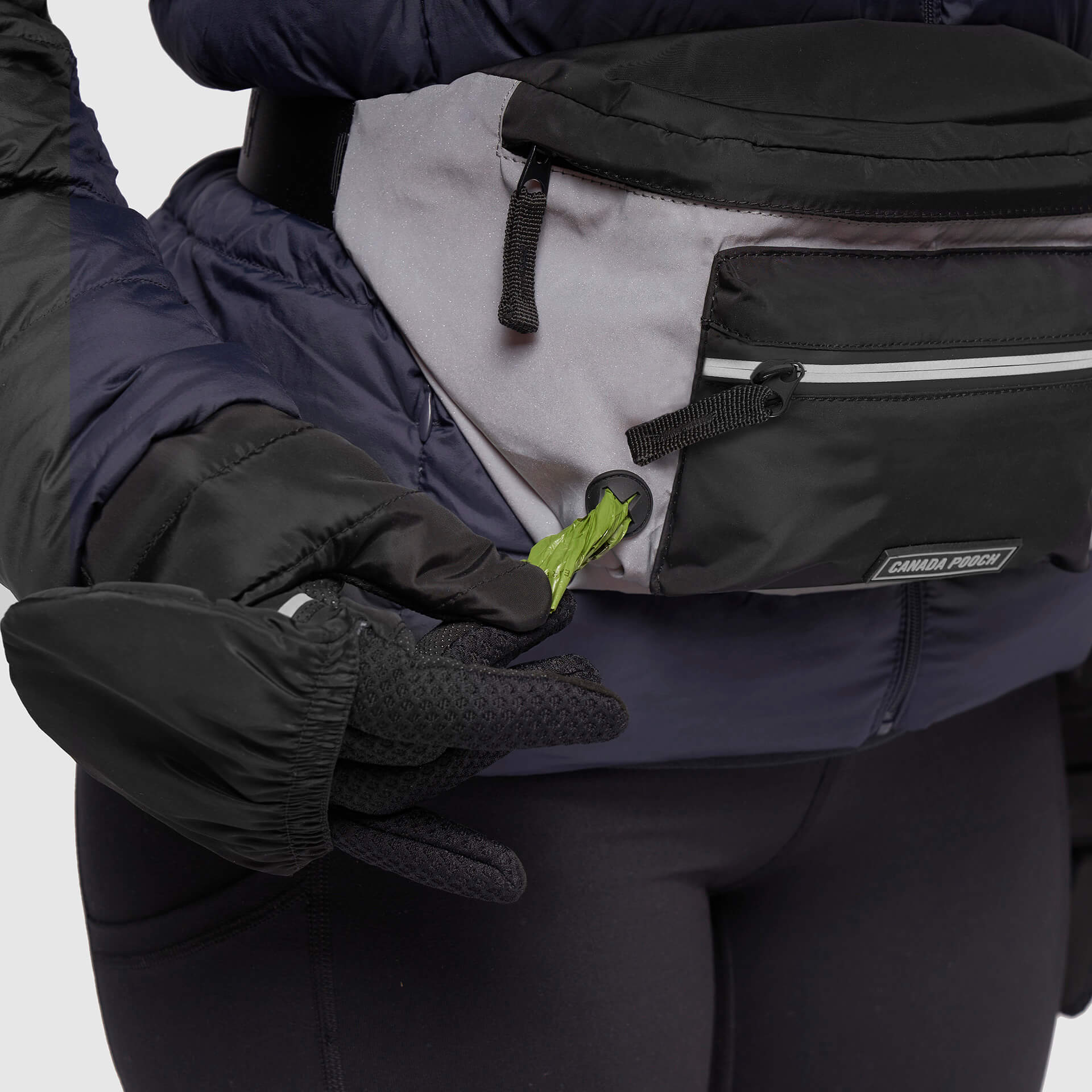 2-in-1 Dog Walking Puffer Gloves