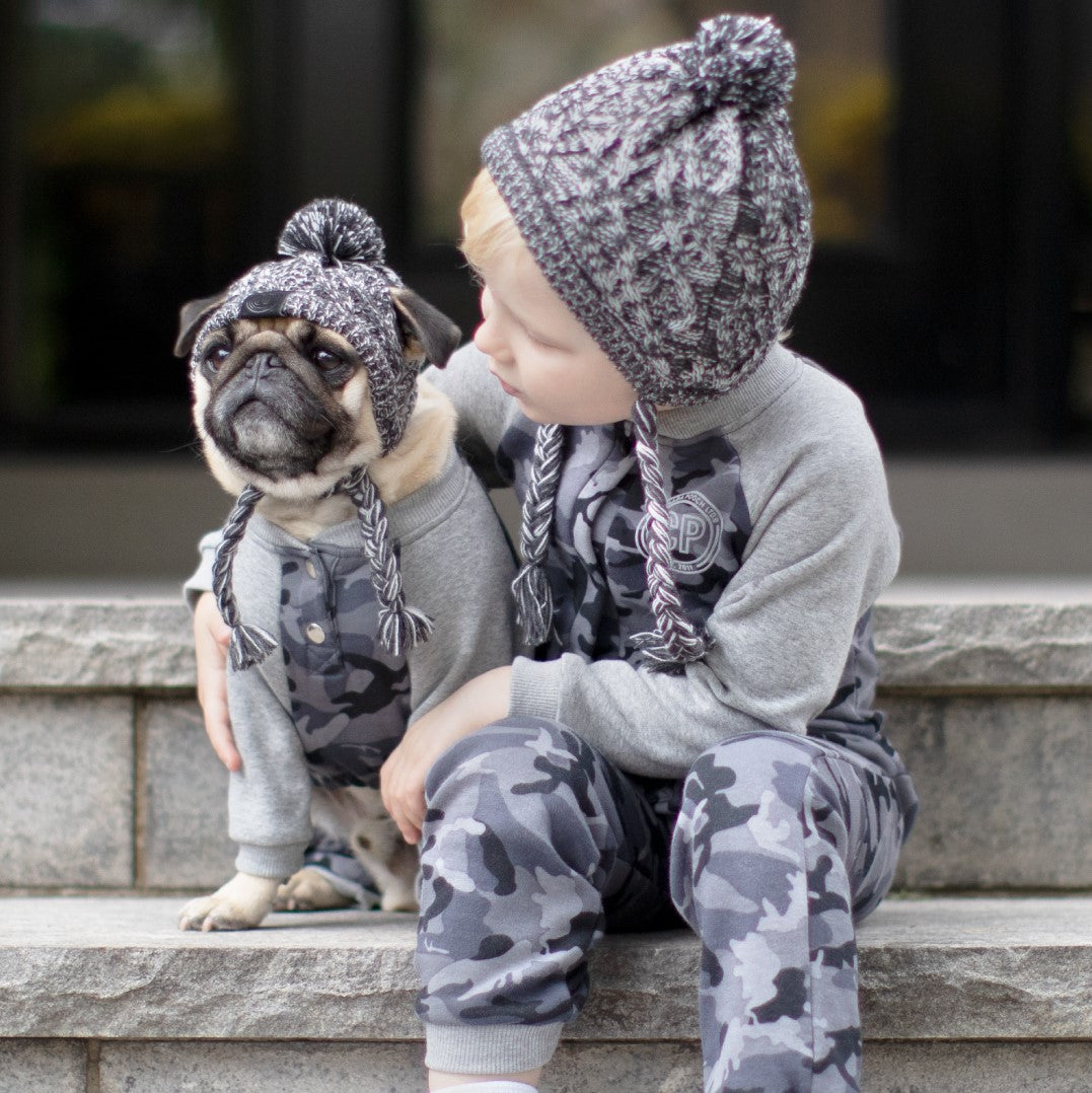 Polar Pom Pom Kids Hat